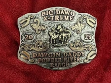 Rodeo☆2025☆X~Treme☆Powder River☆Bulldogging Champion Trophy Buckle☆Rare☆391