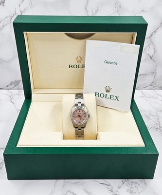 BARGAIN Rolex Ladies 26mm With PINK Diamond Dial and Bezel - Box & Papers.