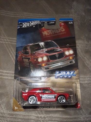 Hot Wheels Mazda RX 3 Red HW Speed Graphics Series 4/5 GDG44 HRT07 - Picture 2 of 2