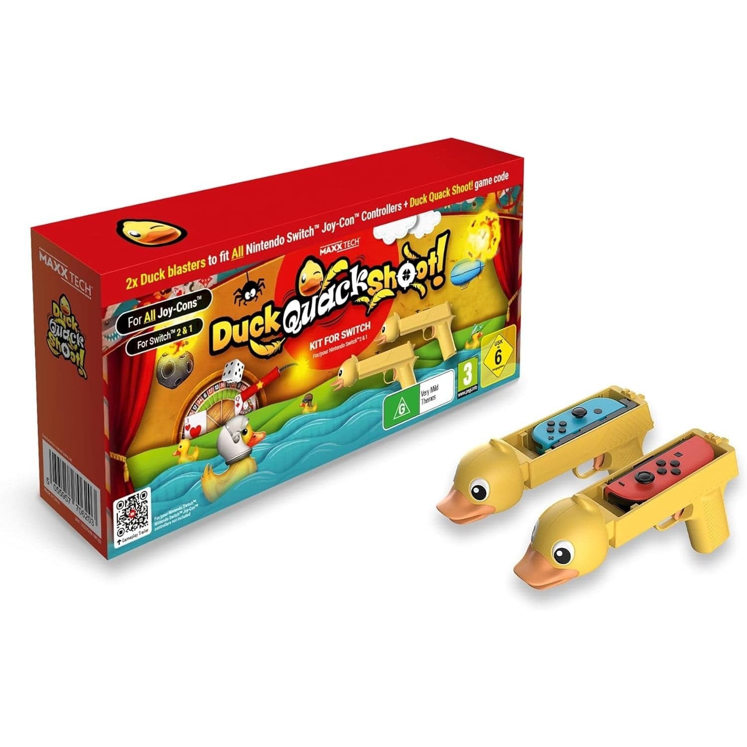 Maxx Tech Duck, Quack, Shoot! Kit for Switch 2&1 (Code in Box)