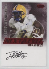 2023 High Series Next Level Signatures Red Israel Abanikanda Rookie Auto RC 0hw3