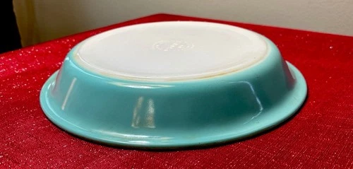 Vintage Pyrex Milk Glass Pie Plate Robin Egg Blue Turquoise #209