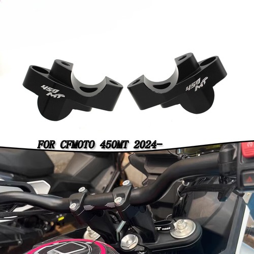 New Handlebar Risers Bar Clamp Cover For CFMOTO 450 MT 2024- Bar Mount Adapter - Picture 8 of 8
