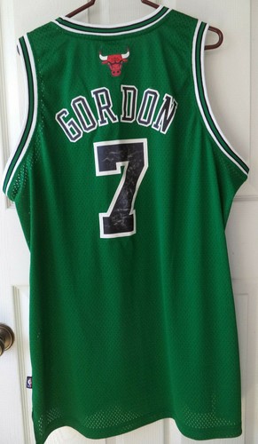 Adidas ST. PATRICK DAY Chicago Bulls #7 Ben Gordon Jersey Men's Size XXL Vintage - Picture 7 of 11