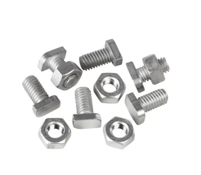BUYAPART Nuts & Bolts for Greenhouse Aluminium Cropped Head Spare Parts CHOOSE QTY REQD
