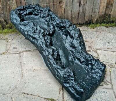 Vorgeformter Teich Wasserfall groß 2 Ebenen Kaskade Instant Stream Funktion 42 x 18 Zoll