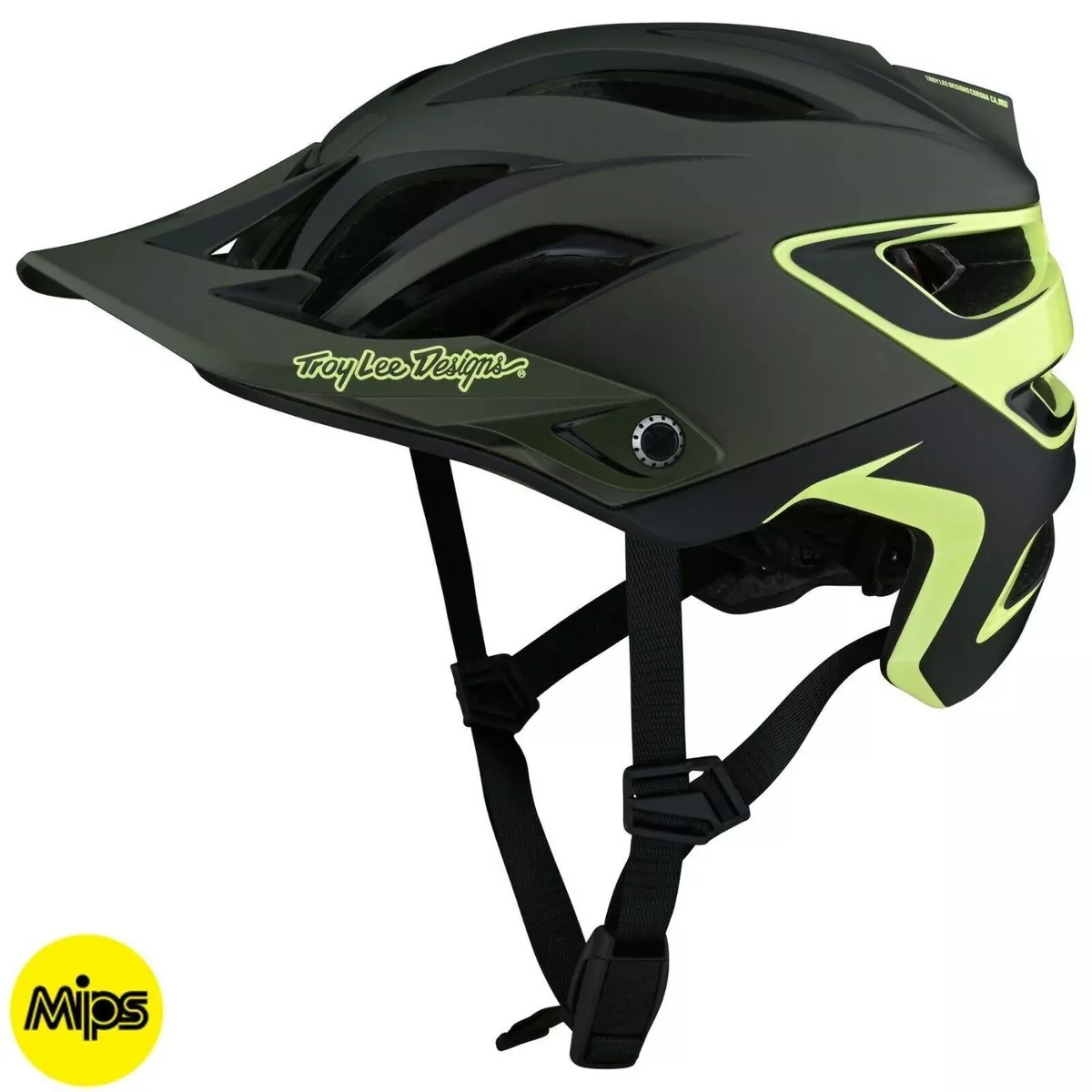 Troy Lee Designs A3 MIPS Helmet TLD Cycling Mountain Bike MTB XC Glass Green