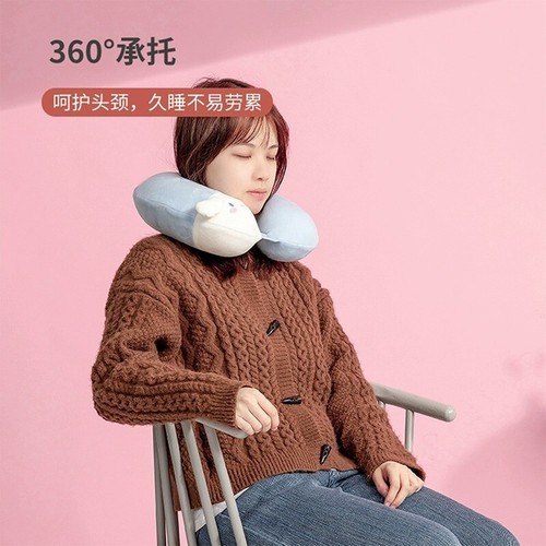 New Sanrio Kawaii Kuromi Travel U Shape Neck Sleep Cushion Pillow New - 第 5/5 張圖片