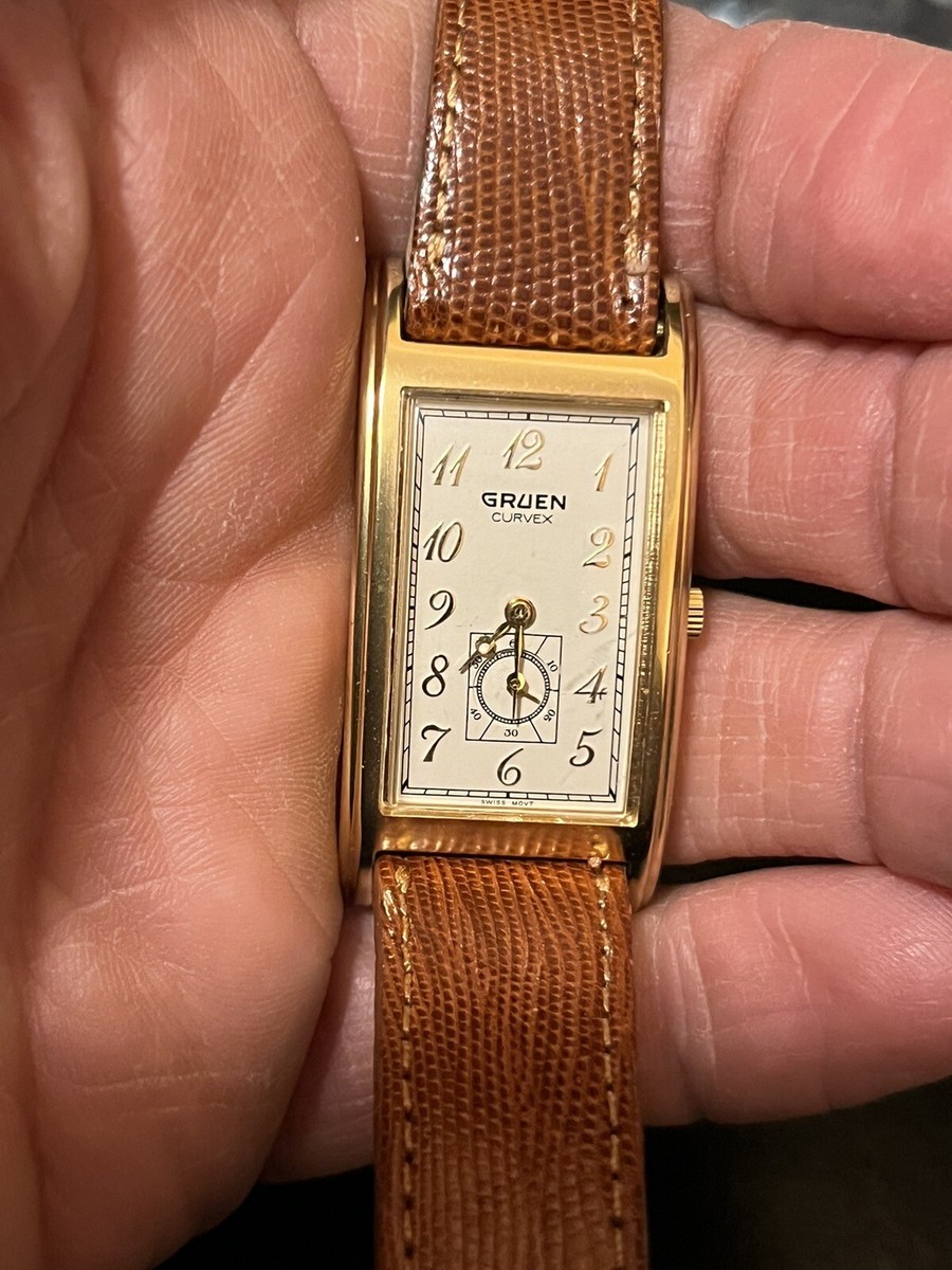 GRUEN 手巻き時計 ケース直径25mm(ジャンク)金18k Gruen curvex Wrist Watch, Vintage | eBay