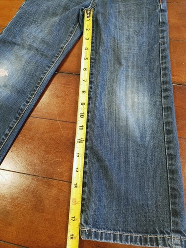 Mini Boden Adjustable Waist Boy's Distressed Knees Blue Jeans size 6Y 6Year - Picture 8 of 14