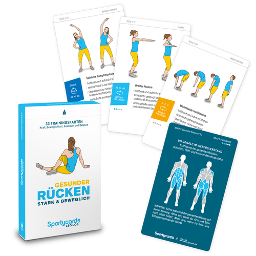 Gesunder Rücken • einfaches Training • Gesundheit • Fitness • Beweglich • Stark - Bild 1 von 6