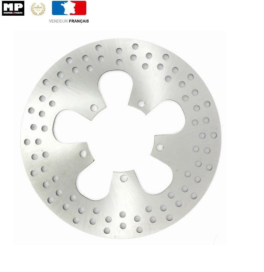Disque de frein arrière Ø250mm pour Suzuki VX 800 de 1990 à 1997 en acier inox