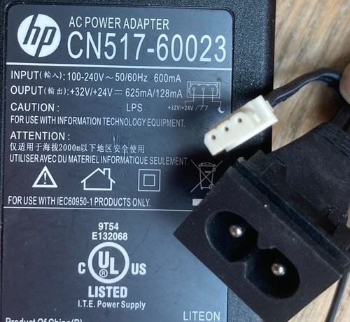 HP CN517-60023 HP ENVY 110 D411 120 e-All-in-One Drucker Netzteil Adapter