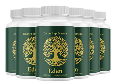 (6 Pack) Eden Capsules   Eden Pills Digestive Support, Gut Wellness
