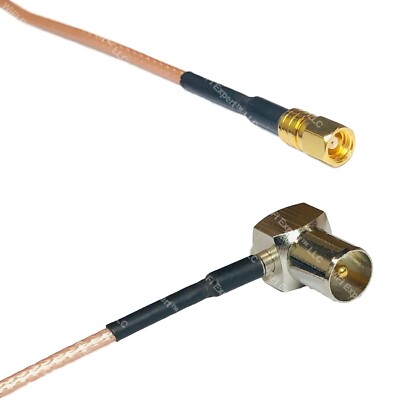 RG316 SMC FEMALE to DVB Pal Male Angle RF Cable Rapid-SHIP LOT