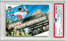 2019 Panini Donruss Optic J.D. Martinez Peak Performers  PSA 10