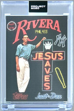 TOPPS PROJECT 2020 #199 MARIANO RIVERA by Artist DON C ** YANKEES 1992 #302