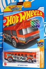 Hot Wheels 2024 Factory Set HW Fast Transit #5 Hot Wheels High Orange w/ AEROs