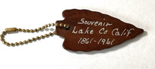 Souvenir Lake County Calif. 1861-1961 Centennial Manzanita Wood Arrow Head