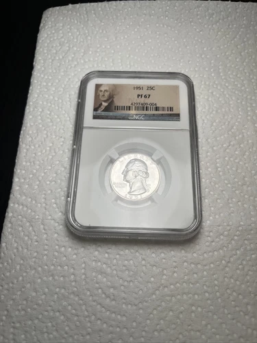 1951 Washington Quarter PF67 NGC Certified