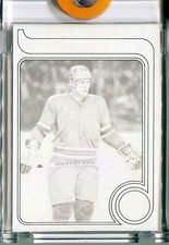 1979-80 Topps ANDERS HEDBERG Vault 1/1 Rare Black/White Proof Blank Back Rangers