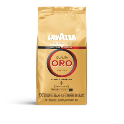 Lavazza Qualit? Oro Whole Bean Coffee, Medium Roast, 2.2 lb, 100% Arabica