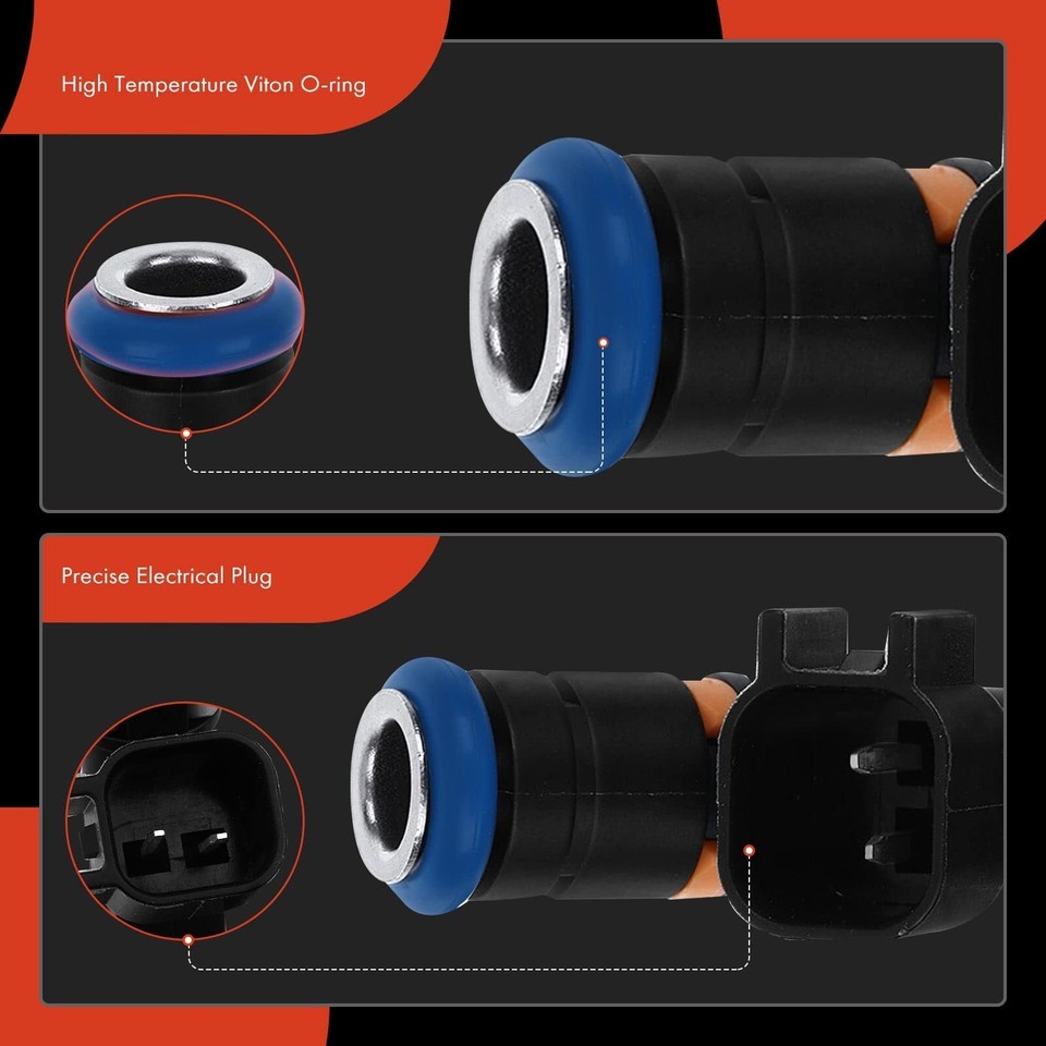 APremium Fuel Injectors Compatible with Jeep Wrangler 20072011