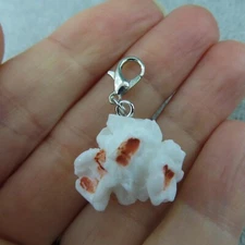 POPCORN Charm Zipper Pull Keychain Add On Clip Dangle Planner Food Cute Novelty