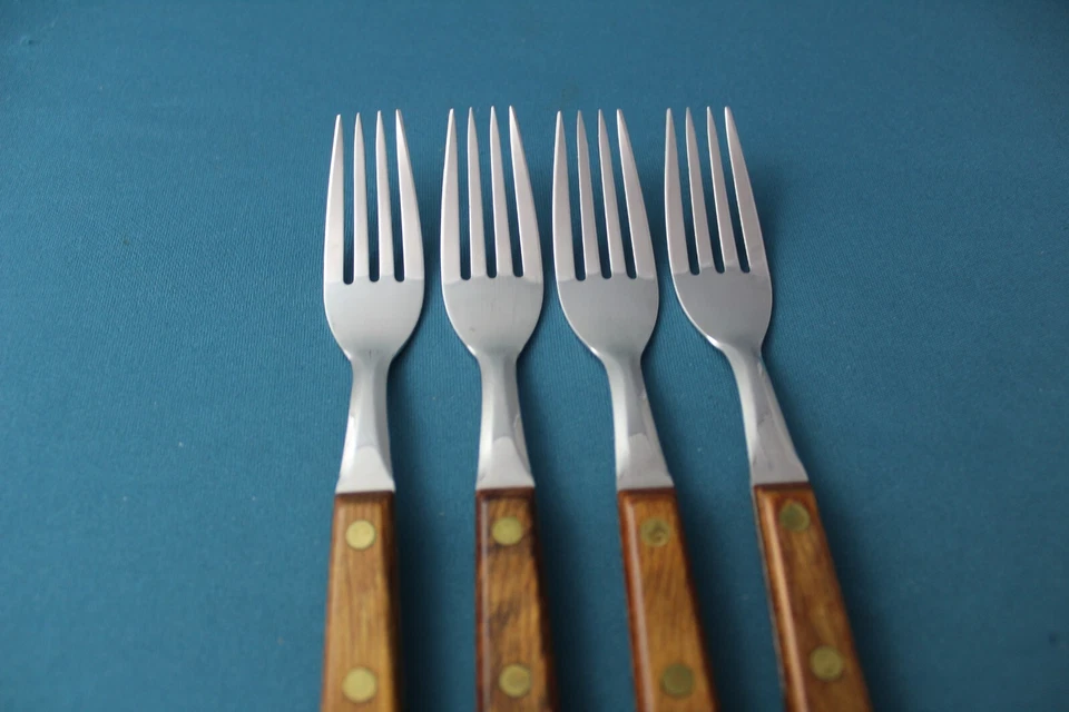 4 tenedores de cena Washington Forge TOWN & COUNTRY EE. UU. USO LIGERO 7 1/4" Foto 3 de 4