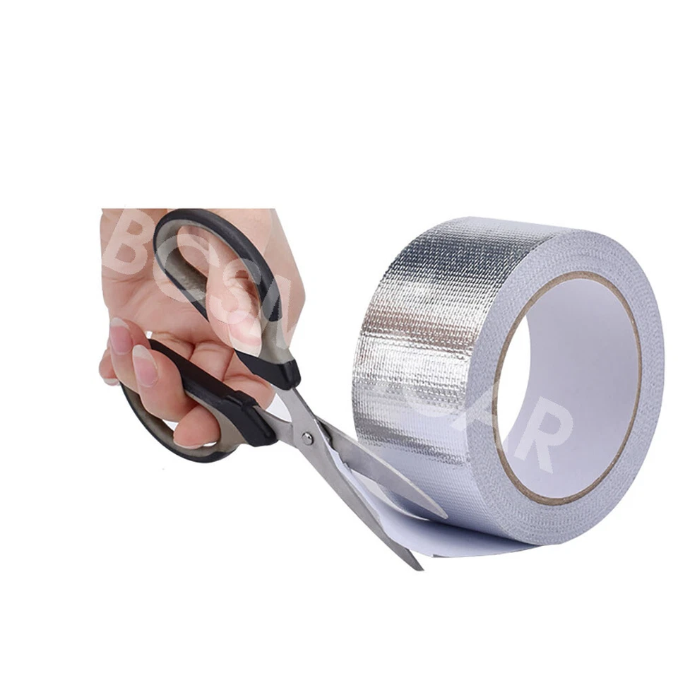 Car Exhaust Pipe Sealing Tape Turbo Heat Exhaust Thermal Tape Glass Fiber Cloth Foto 4 de 4
