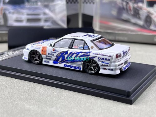 BN Mortal 1:64 2004 D1 Ken Skyline GTR ER34 Drifting Model auto in metallo pressofuso - Foto 8 di 15