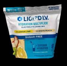 Liquid I.V. Hydration Multiplier Drink 2 Flavor 26 Sticks 11.92oz