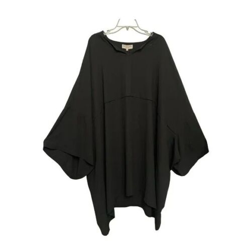 Ivan Grundahl Womens Venti Tunic Black Size 44 Made In Portugal Dress