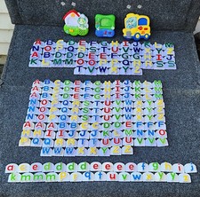 LOT Leapfrog Fridge Phonics 232 Pieces Inc. 4 COMPLETE Alphabet Sets  VGUC 