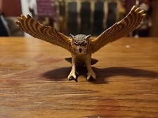 Great Horned Owl Wings Of The World Birds Figure Safari Ltd Toy 5  inch