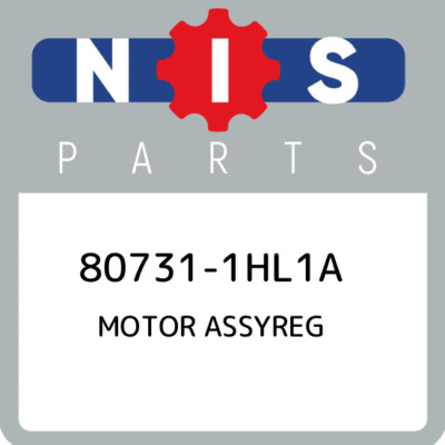 80731-1HL1A Nissan Motor assyreg 807311HL1A, New Genuine OEM Part