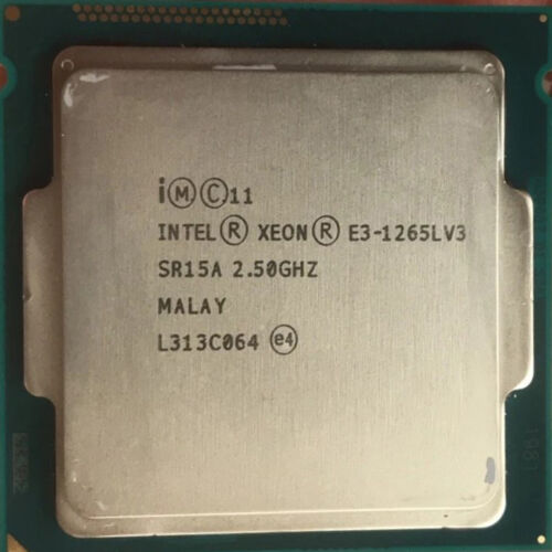 Intel Xeon E3-1265L v3 SR15A 2.5 - 3.7 GHz, 8MB, 4 Core, Socket LGA1150, 45W CPU - Photo 1 sur 2