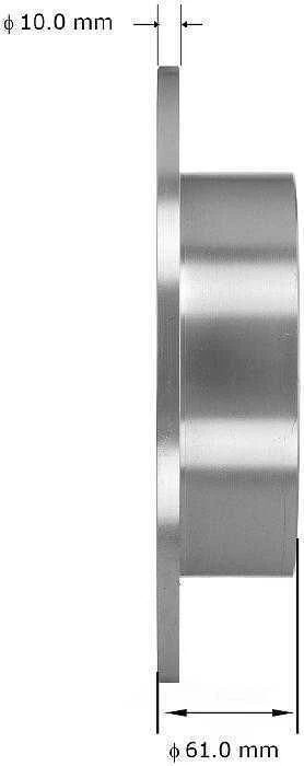 盘式制动转子 Bendix PRT5868 适合 07-12 起亚隆多 — 第 2/2 张图片