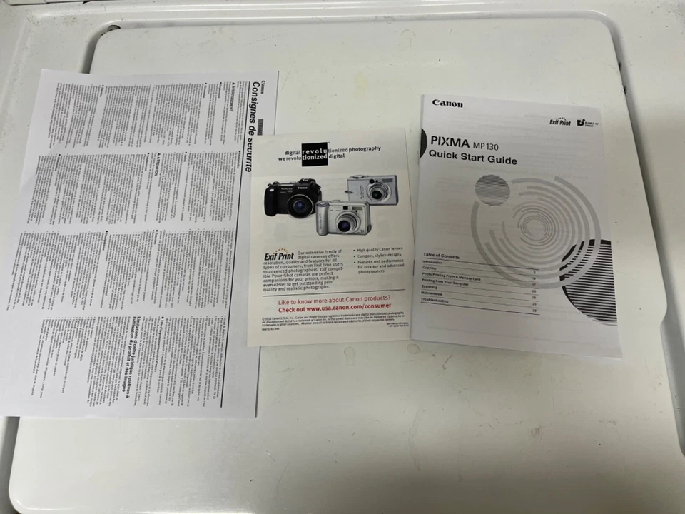 PIXMA MP130 Canon Photo All-In-One Inkjet Printer - Image 4 of 4