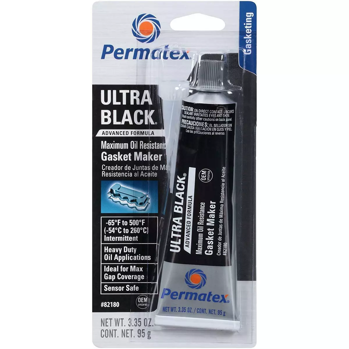 Permatex Ultra Black Max Oil Resistance RTV Silicone Gasket Maker