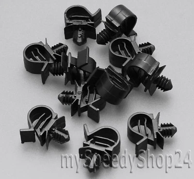 10x Ford Bremsleitung Halterung Bremsleitungshalter Clips Befestigung Klammer  - Bild 1 von 2