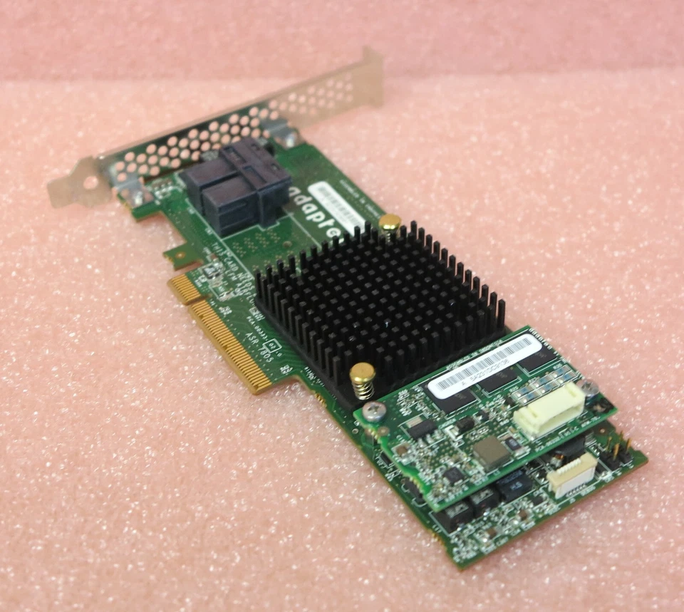 Adaptec ASR-7805 1GB Cache 6Gb/s SAS PCIe Gen 3 RAID Controller Card + Battery - Image 4 of 4