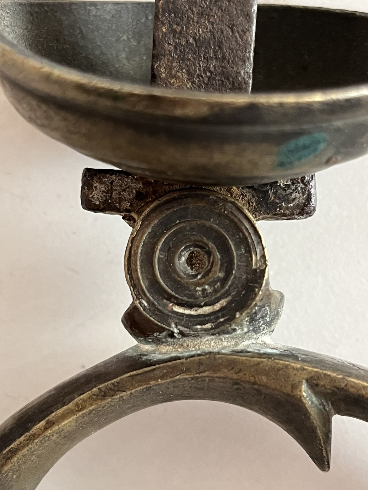 LARGE 8" ANTIQUE c.1887 VICTORIAN BRONZE DOCTORS DOORKNOCKER