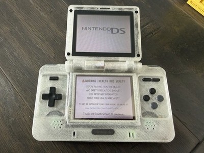 Og Ds Mod Shell Nintendo DS Mod Runs DS & GBA Games Region Free W/ 3D Printed Clear ...