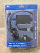 PlayStation 2- USB Headset - Logitech-Complet...