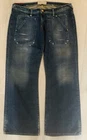 Firetrap Men's Dark Blue Jeans, Size W 34 L 30 Low Rise