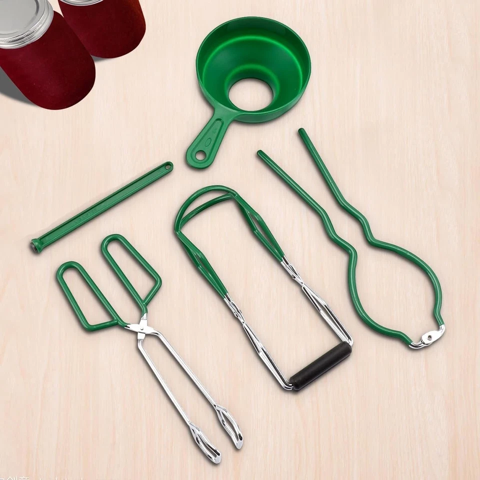 Stainless Steel 21.5QT Water Bath Canning Pot with RackSupplies Starter Kit - Image 4 of 4