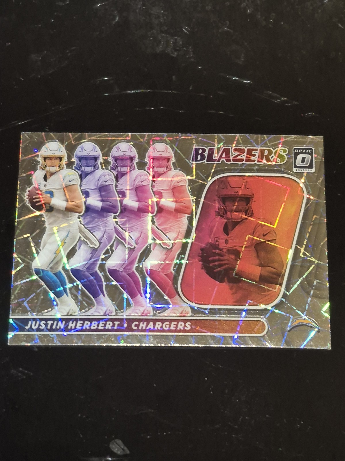 2022 Donruss Optic Justin Herbert Blazers Insert SSP Case Hit RC Rookie #B-5 NM