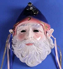 Vintage 1990 WIZARD - Clay Art Wall Mask