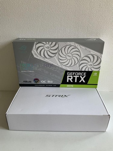 Asus Rog Strix Geforce Rtx 3070 White Edition 8Gb Gddr6 Gaming Graphics Card